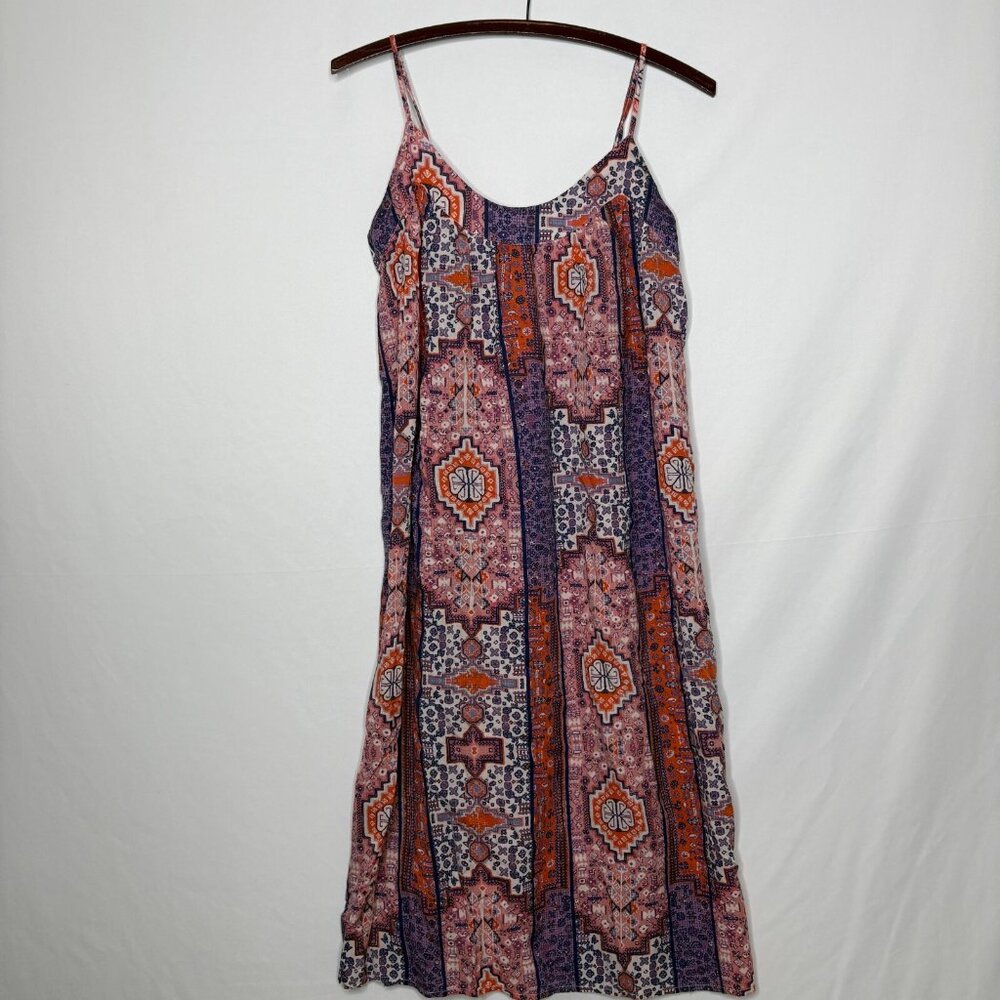 Lucky Brand Womens Size Small BOHO Summer Dress Colorful Sundress  EUC